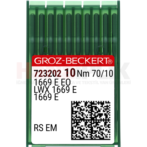 Etek Baskı Makine İğnesi / 1669E EO/1715E/LWX1669E 70/10 (RS EM) (723202)