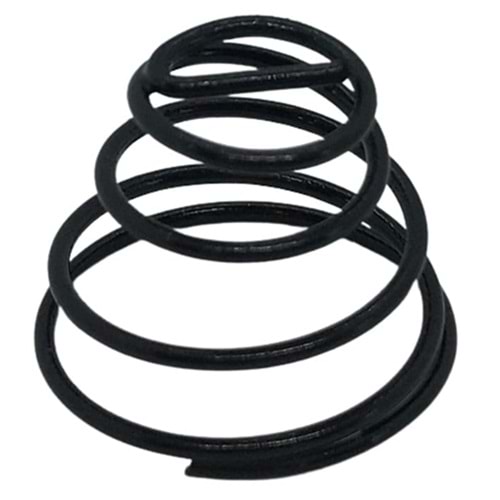 Düz Makina Konik Tırnaklı Tansiyon Yayı Siyah