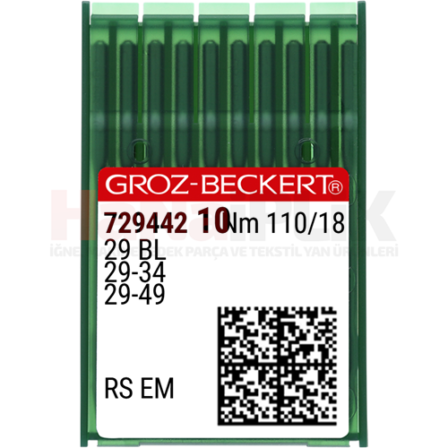 Etek Baskı İğnesi / 29BL 110/18 (RS EM) (729442)