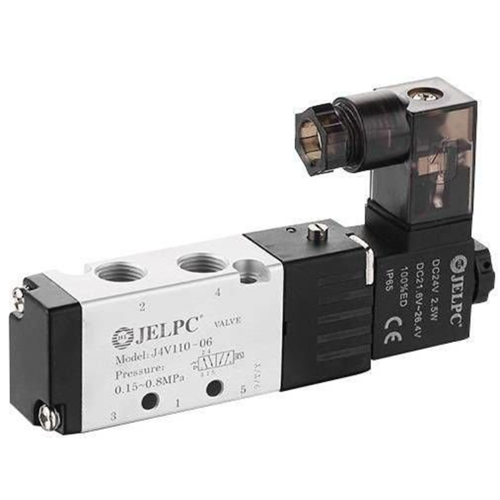 Pnömatik Yön Kontrol Valfi 1/8-32 Tek Bobin DC24V / 4V110-06