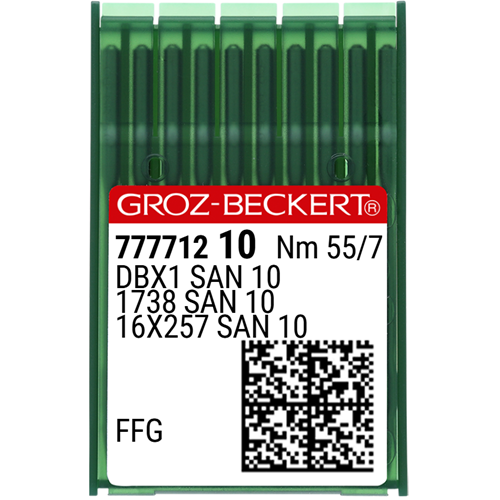 Düz Makine İnce Dip (SAN10 Bilye Uçlu) Dikiş İğnesi / DBX1 (SAN10) 55/7 (FFG/SES) (777712)
