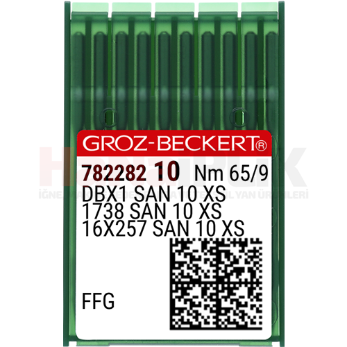 Düz Makine İnce Dip (SAN10 XS Daha Hassas) Dikiş İğnesi / DBX1 (SAN10 XS) 65/9 (FFG/SES) (782282)