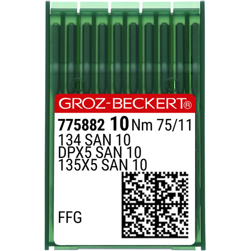 Düz Makine Kalın Dip (SAN10 Bilye Uçlu) Dikiş İğnesi / DPX5 (SAN10) 75/11 (FFG/SES) (775882)