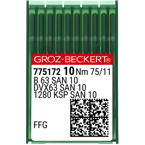 Reçme Kısa Dikiş İğnesi (SAN10 Bilye Uçlu) / DVX63 (SAN10) 75/11 (FFG/SES) (775172)