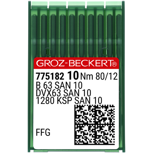 Reçme Kısa Dikiş İğnesi (SAN10 Bilye Uçlu) / DVX63 (SAN10) 80/12 (FFG/SES) (775182)