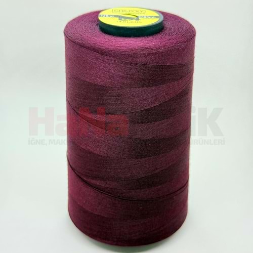 Gür-Poly (G0064) Renkli 120NO Dikiş İpliği 5000MT.