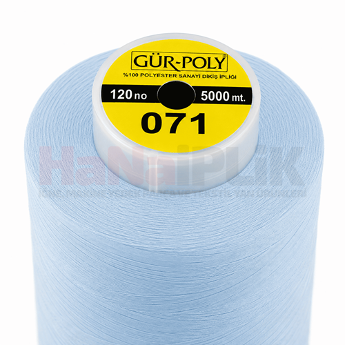 Gür-Poly (G0071) Renkli 120NO Dikiş İpliği 5000MT.
