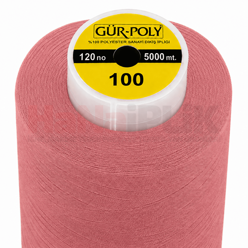 Gür-Poly (G0100) Renkli 120NO Dikiş İpliği 5000MT.
