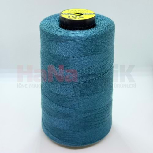 Gür-Poly (G0106) Renkli 120NO Dikiş İpliği 5000MT.