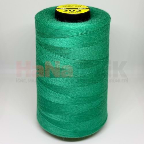 Gür-Poly (G0302) Renkli 120NO Dikiş İpliği 5000MT.
