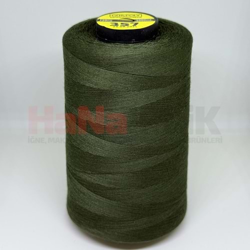 Gür-Poly (G0357) Renkli 120NO Dikiş İpliği 5000MT.