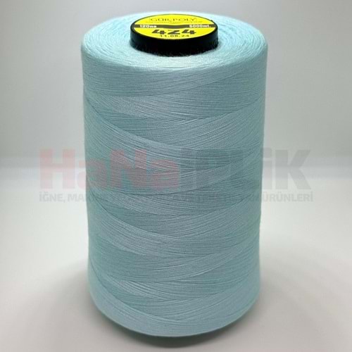 Gür-Poly (G0424) Renkli 120NO Dikiş İpliği 5000MT.
