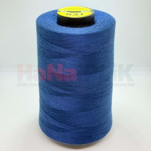 Gür-Poly (G0431) Renkli 120NO Dikiş İpliği 5000MT.
