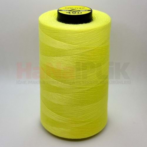 Gür-Poly (G0490) Renkli 120NO Dikiş İpliği 5000MT.