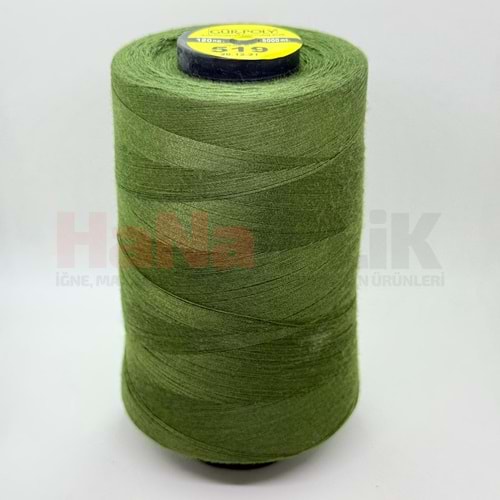 Gür-Poly (G0519) Renkli 120NO Dikiş İpliği 5000MT.