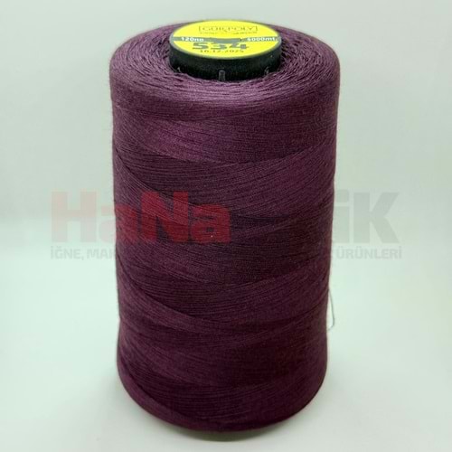 Gür-Poly (G0534) Renkli 120NO Dikiş İpliği 5000MT.