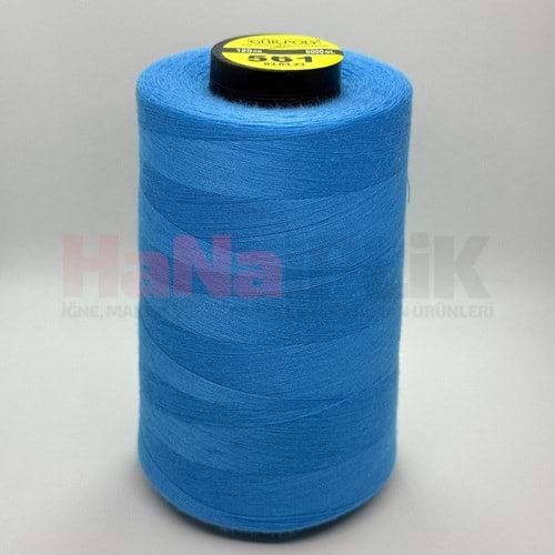 Gür-Poly (G0561) Renkli 120NO Dikiş İpliği 5000MT.