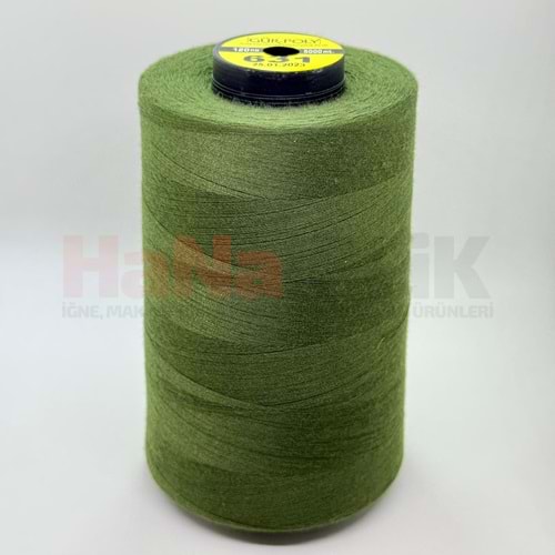 Gür-Poly (G0631) Renkli 120NO Dikiş İpliği 5000MT.