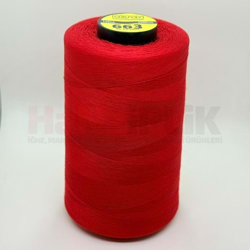 Gür-Poly (G0663) Renkli 120NO Dikiş İpliği 5000MT.