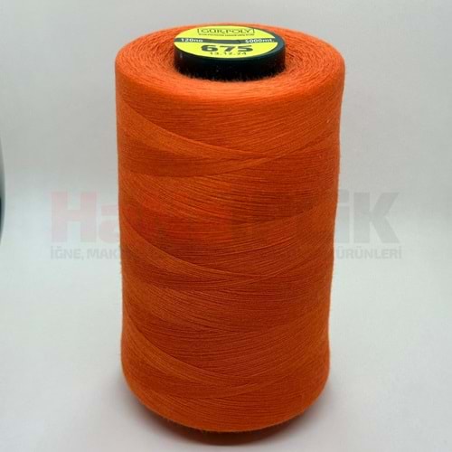 Gür-Poly (G0675) Renkli 120NO Dikiş İpliği 5000MT.