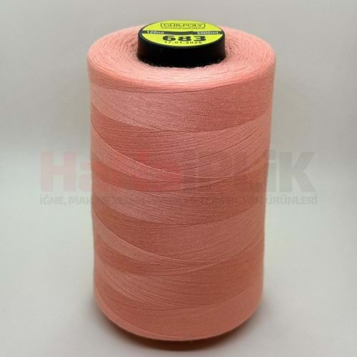 Gür-Poly (G0683) Renkli 120NO Dikiş İpliği 5000MT.