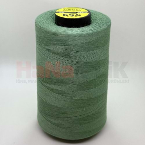 Gür-Poly (G0694) Renkli 120NO Dikiş İpliği 5000MT.