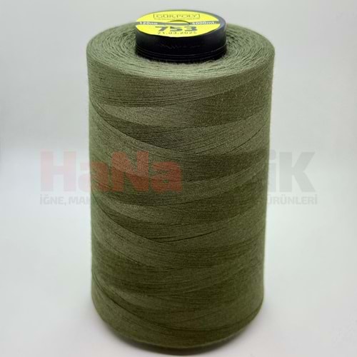 Gür-Poly (G0753) Renkli 120NO Dikiş İpliği 5000MT.