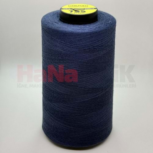 Gür-Poly (G0755) Renkli 120NO Dikiş İpliği 5000MT.