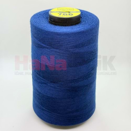 Gür-Poly (G0766) Renkli 120NO Dikiş İpliği 5000MT.