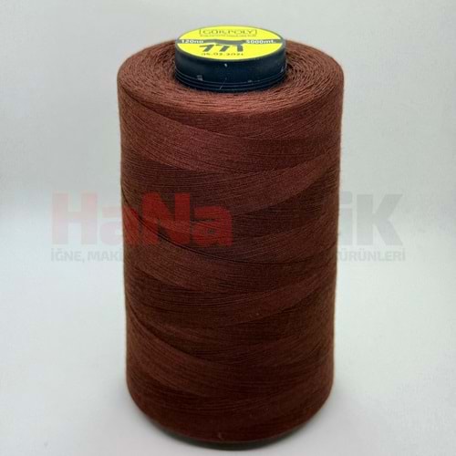 Gür-Poly (G0771) Renkli 120NO Dikiş İpliği 5000MT.
