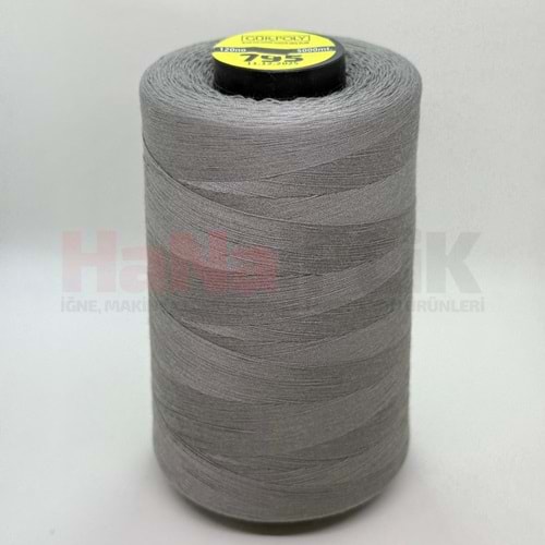 Gür-Poly (G0795) Renkli 120NO Dikiş İpliği 5000MT.