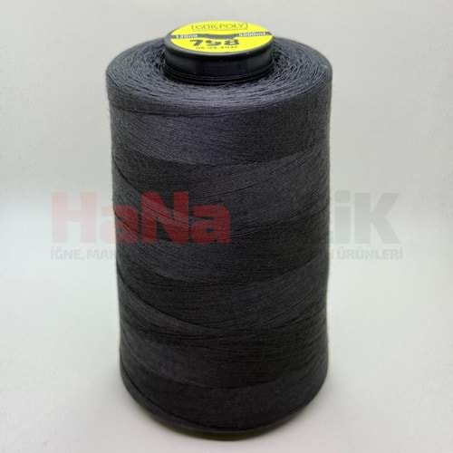 Gür-Poly (G0798) Renkli 120NO Dikiş İpliği 5000MT.