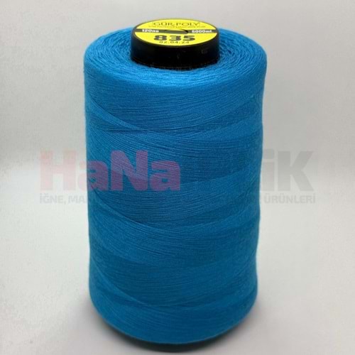 Gür-Poly (G0835) Renkli 120NO Dikiş İpliği 5000MT.