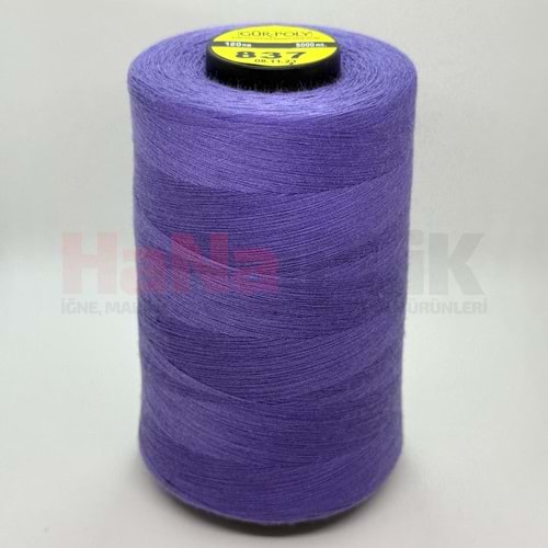 Gür-Poly (G0837) Renkli 120NO Dikiş İpliği 5000MT.