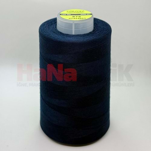 Gür-Poly (G0875*) Renkli 120NO Dikiş İpliği 5000MT.