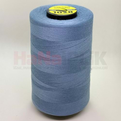 Gür-Poly (G1028) Renkli 120NO Dikiş İpliği 5000MT.