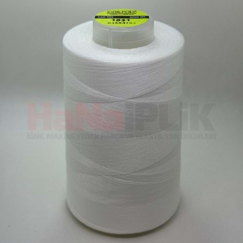 Gür-Poly (G1031*) 120NO Dikiş İpliği 5000MT.
