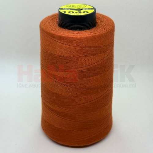 Gür-Poly (G1046) Renkli 120NO Dikiş İpliği 5000MT.