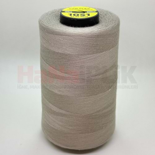 Gür-Poly (G1051) Renkli 120NO Dikiş İpliği 5000MT.