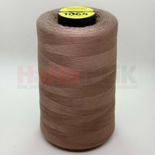 Gür-Poly (G1064) Renkli 120NO Dikiş İpliği 5000MT.