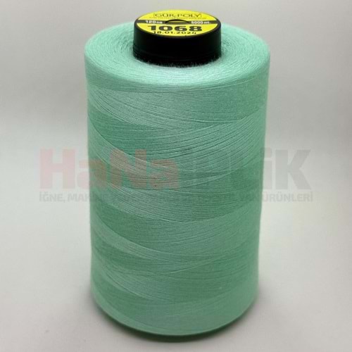 Gür-Poly (G1068) Renkli 120NO Dikiş İpliği 5000MT.