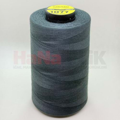 Gür-Poly (G1077) Renkli 120NO Dikiş İpliği 5000MT.