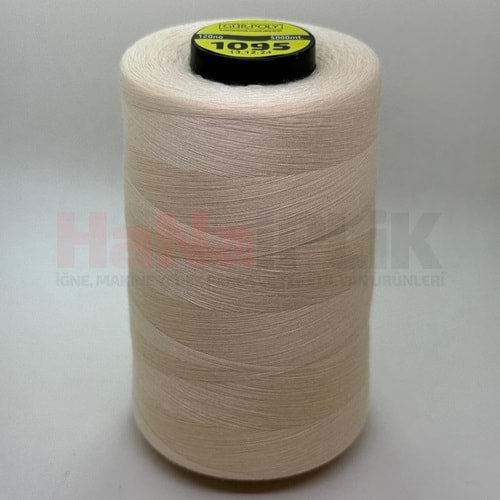 Gür-Poly (G1095) Renkli 120NO Dikiş İpliği 5000MT.
