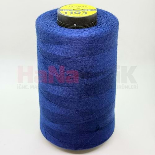 Gür-Poly (G1103) Renkli 120NO Dikiş İpliği 5000MT.