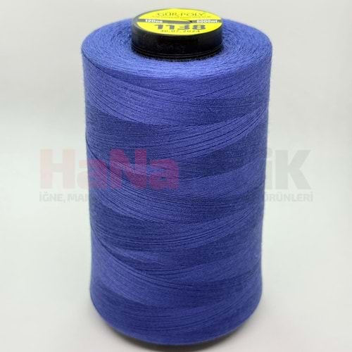 Gür-Poly (G1138) Renkli 120NO Dikiş İpliği 5000MT.