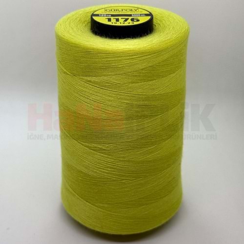 Gür-Poly (G1176) Renkli 120NO Dikiş İpliği 5000MT.