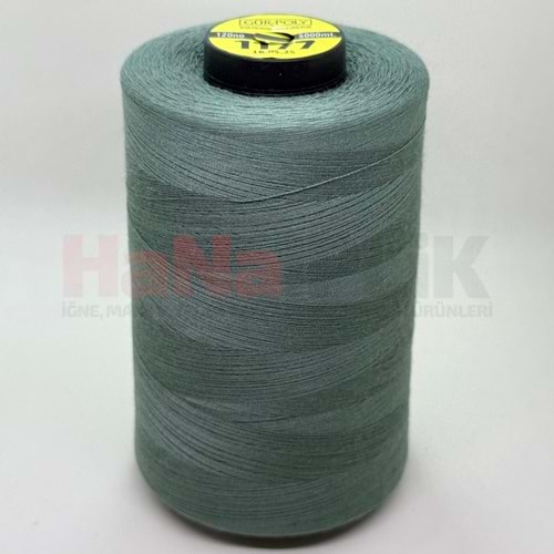 Gür-Poly (G1177) Renkli 120NO Dikiş İpliği 5000MT.
