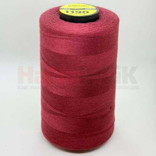 Gür-Poly (G1190) Renkli 120NO Dikiş İpliği 5000MT.