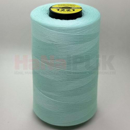 Gür-Poly (G1221) Renkli 120NO Dikiş İpliği 5000MT.