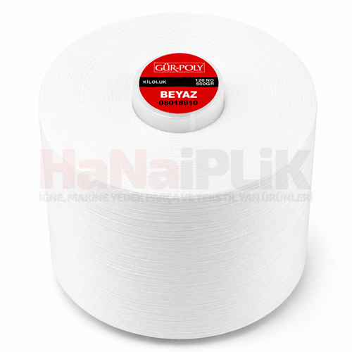 Gür-Poly Kiloluk (BEYAZ) Dikiş İpliği
